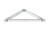 From The Anvil Barton Shelf Bracket - 200 x 200mm - Chrome