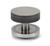 From The Anvil Brompton Plain Centre Door Knob - 90mm - Pewter Patina