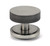 From The Anvil Brompton Art Deco Centre Door Knob - 90mm - Pewter Patina