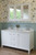 Turner Hastings Coventry Double Bowl Timber Bathroom Vanity - Marble Top - 1500mm - White