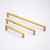 Manovella Straight Clio Cabinet Pull Handle - Brushed Brass