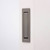 Manovella Concealed Sliding Door Edge Pull - 80 x 22mm - Brushed Nickel