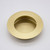 Manovella Round Sliding Door Flush Pull - 65mm - Satin Brass