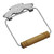 Superior Brass Victorian Toilet Roll Holder - Chrome & Timber