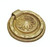 Superior Brass Ornate Ring Pull - 38mm - Polished Brass