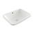Turner Hastings Fino Undermounted Bathroom Basin - 550 x 188 x 410mm - Matte White
