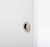 Iver Round Sliding Door Flush Pull - Satin Nickel