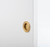 Iver Round Sliding Door Flush Pull - Brushed Brass