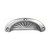 Domino Fluted Drawer Pull Handle - 95 - Chrome
