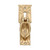 Domino Edwardian Pedestal Handle with Keyhole - 100 x 30mm - Polished Brass