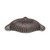 Domino Shell Drawer Pull Handle - 105 - Cast Iron