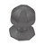 Domino Rounded Octagonal Cabinet Knob - Antique Bronze