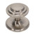 Domino Traditional Centre Door Knob - 70mm - Satin Nickel