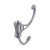 Domino Federation Coat Hook - 110 x 77mm - Chrome