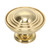 Domino Concentric Centre Door Knob - Large - 148mm - Polished Brass Domino Concentric Centre Door Knob - Large - 148mm - Polished Brass