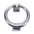 Domino Classic Ring Door Knocker - Chrome