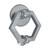 Domino Hexagonal Door Knocker - 155 x 118mm - Satin Chrome