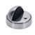 Domino Risen Profile Oval Floor Mounted Door Stop - Chrome