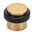 Domino Floor Mounted Door Stop - 43mm - Polished Brass