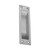 Domino Rectangular Classic Sliding Door Flush Pull - 100 x 33mm - Satin Chrome
