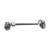 Domino Oval Cabin Hook - 100mm - Chrome