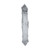 Domino Stag Push Plate - 440 x 87mm - Polished Brass