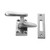 Domino Hopper Window Catch - 38 x 19mm - Chrome