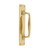 Domino Classic Pull Handle - Polished Brass