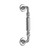 Domino Regency Pull Handle - Rose Plates - Chrome