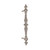 Domino Baroque Finial Pull Handle - 296mm - Satin Nickel