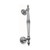 Domino Victorian Pull Handle - Rose Plates - 450mm - Chrome