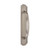 Domino Art Deco Pull Handle with Arched Backplate - Satin Nickel