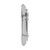 Domino Traditional Finial Pull Handle - Retro Plate - Chrome