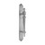 Domino Traditional Finial Pull Handle - Retro Plate - Satin Chrome