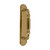 Domino Regency Pull Handle - Arched Retro Plate - 300 x 63mm - Polished Brass