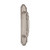 Domino Regency Pull Handle - Arched Stepped Edge Plate - Satin Nickel