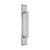 Domino Square Art Deco Pull Handle - Bevelled Edge Plate - Chrome