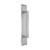 Domino Square Art Deco Pull Handle - Bevelled Edge Plate - Satin Chrome