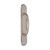 Domino Shaker Pull Handle - Oval Plate - Satin Nickel