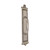 Domino Shaker Pull Handle - Neoclassical Plate - Satin Nickel