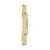Domino Farmhouse Pull Handle - Bevelled Edge Plate - Polished Brass