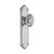 Domino Balmain Door Knob - Shouldered Plate - Chrome