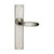 Domino Phanes Lever Door Handle - Chamfered Plate - Satin Nickel