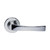 Domino Paramount Lever Door Handle - Round Rosette - 53mm - Chrome