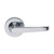 Domino Khan Lever Door Handle - Round Rosette - 53mm - Chrome