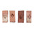 Convict Bricks - Set of 4 Card Suits - Heart, Diamond, Club & Spade
