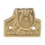 Character House Decorative Sash Window Lift - 45 x 48 x 35mm - Polished Brass