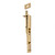 Character House Flush Bolt - 152 x 19mm - Polished Brass