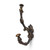 Character House Large Ornate Victorian Iron Coat Hook - Rustic Black