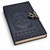 Handmade Triquetra Leather Notebook - Cardstock Paper - 225 x 135mm - Black